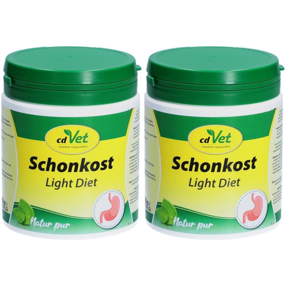 Schonkost Ergänzungsfuttermittel f.Hunde 2x 2x350 g Pulver