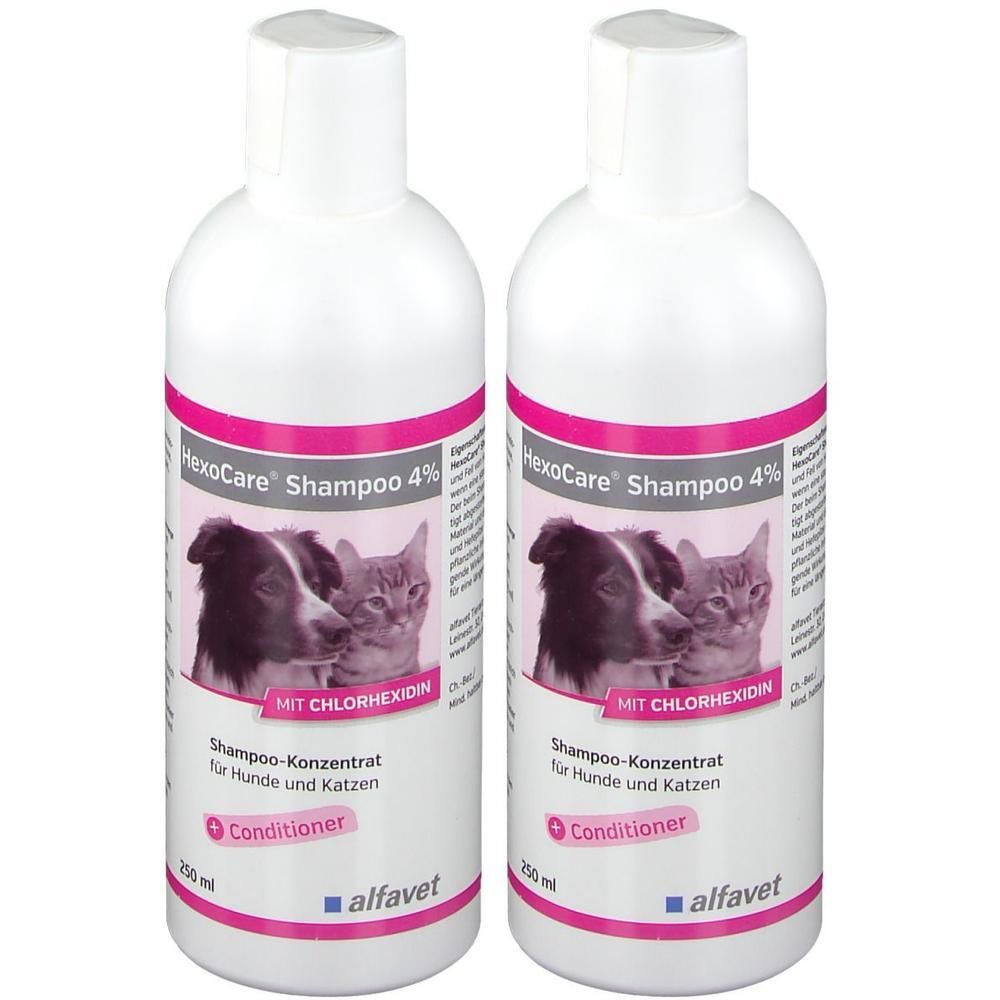 Hexocare Shampoo 4% f.Hunde u.Katzen 2x 2x250 ml