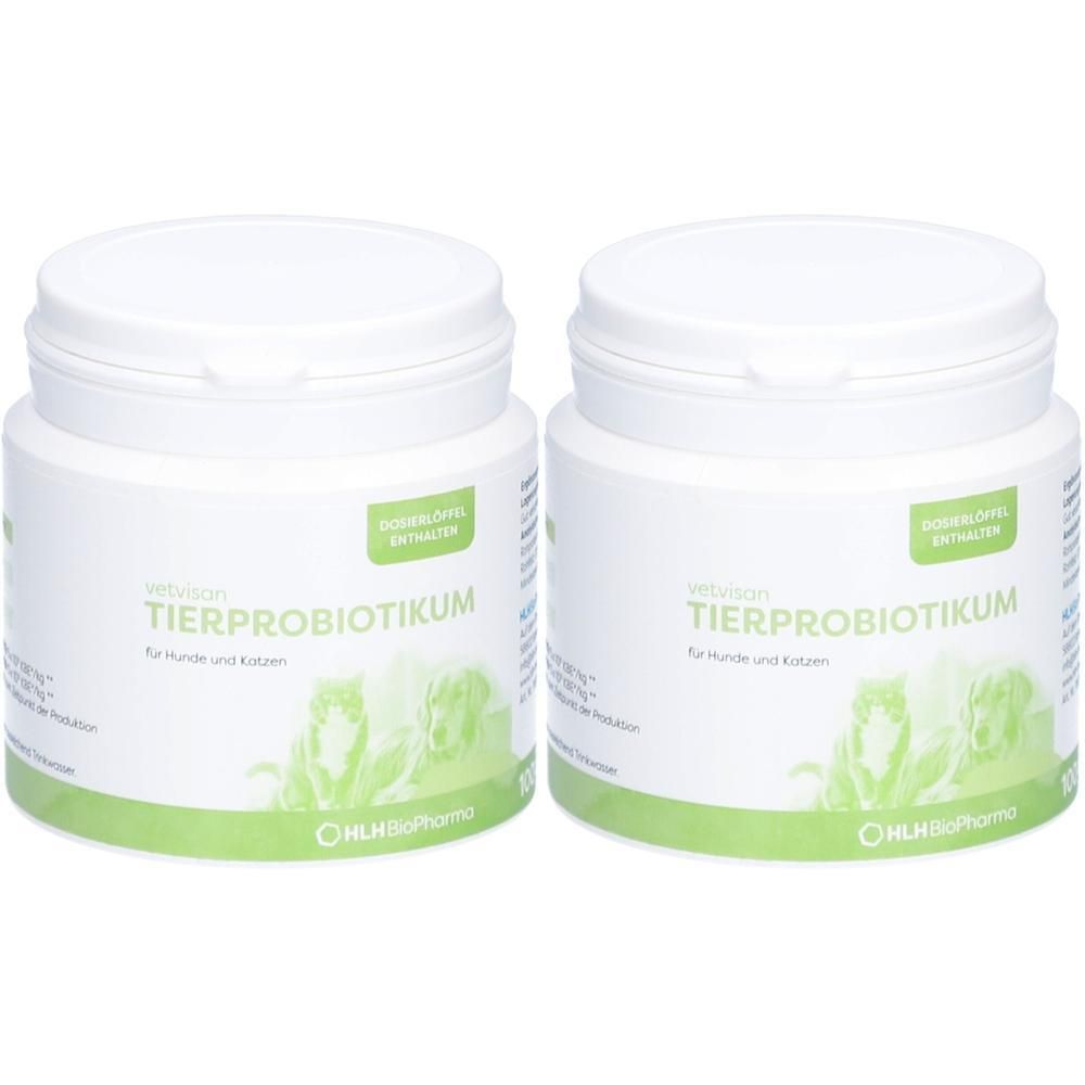 Vetvisan Tierprobiotikum Pulver f.Hunde/Katzen 2x 2x100 g