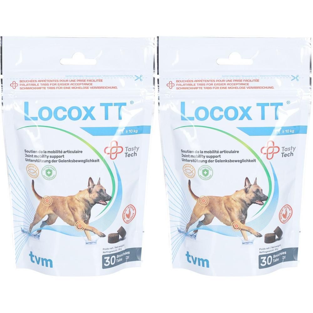 Locox TT Ergänzungsfuttermittel Tabs f.Hunde 2x 2x1x30 St Tabletten