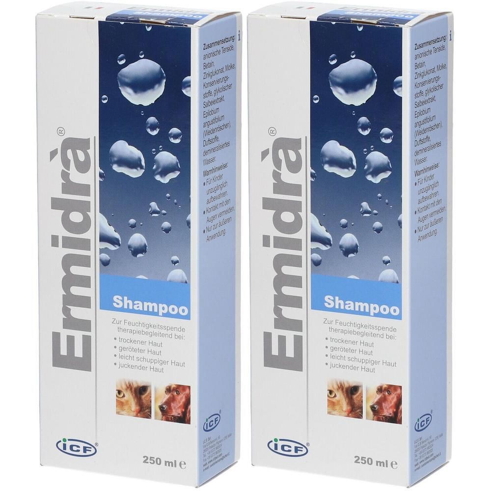 Ermidra Shampoo f.Hunde/Katzen 2x 2x250 ml