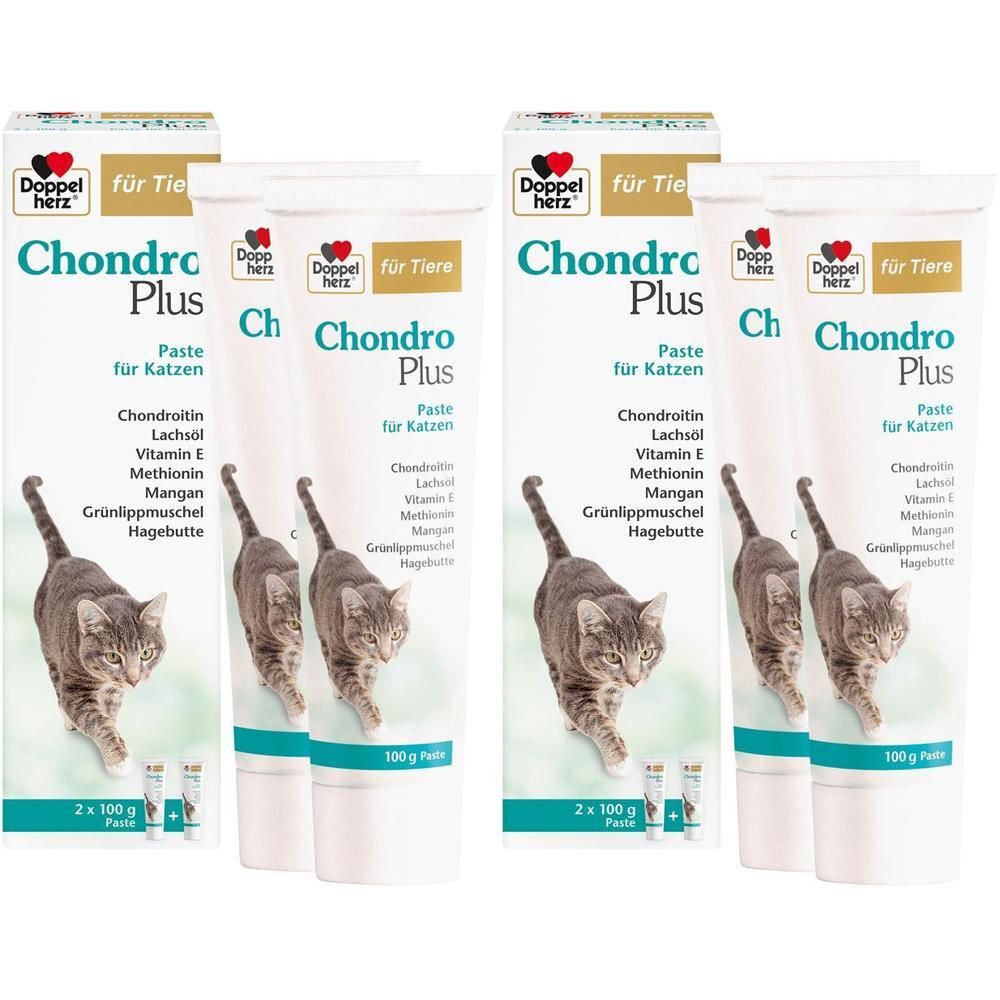 Doppelherz für Tiere Chondro Plus Paste f.Katzen 2x 2x2x100 g