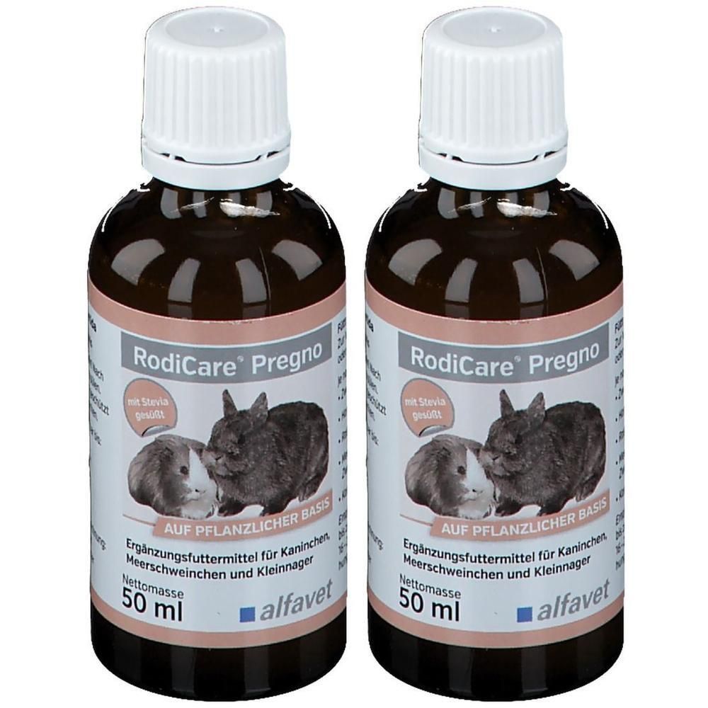 Rodicare Pregno flü.f.Kanin./Kleinnager/Meerschw. 2x 2x50 ml Flüssigkeit