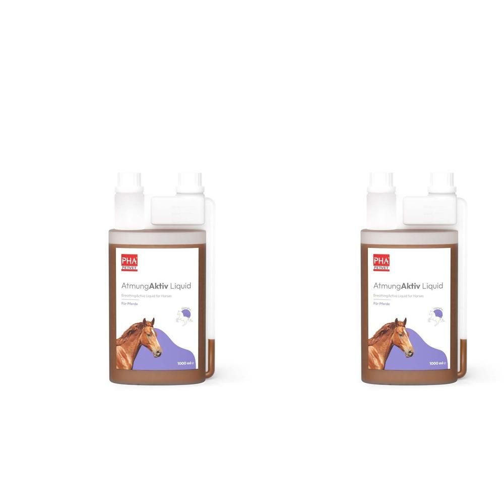 PHA AtmungAktiv Liquid f.Pferde 2x 2x1000 ml Sirup
