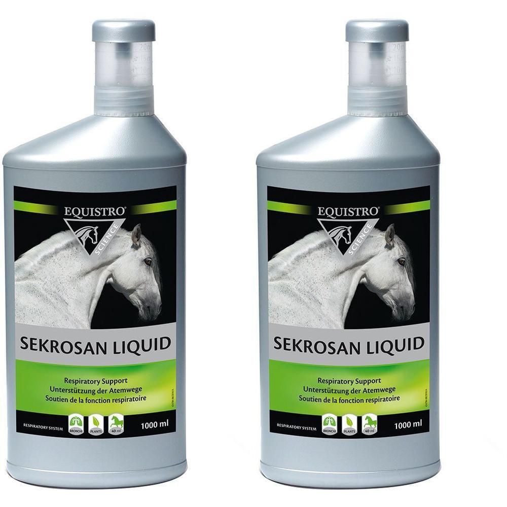 Equistro Sekrosan Liquid Erg.Futterm.flüss.f.Pferd 2x 2x1 l Flüssigkeit