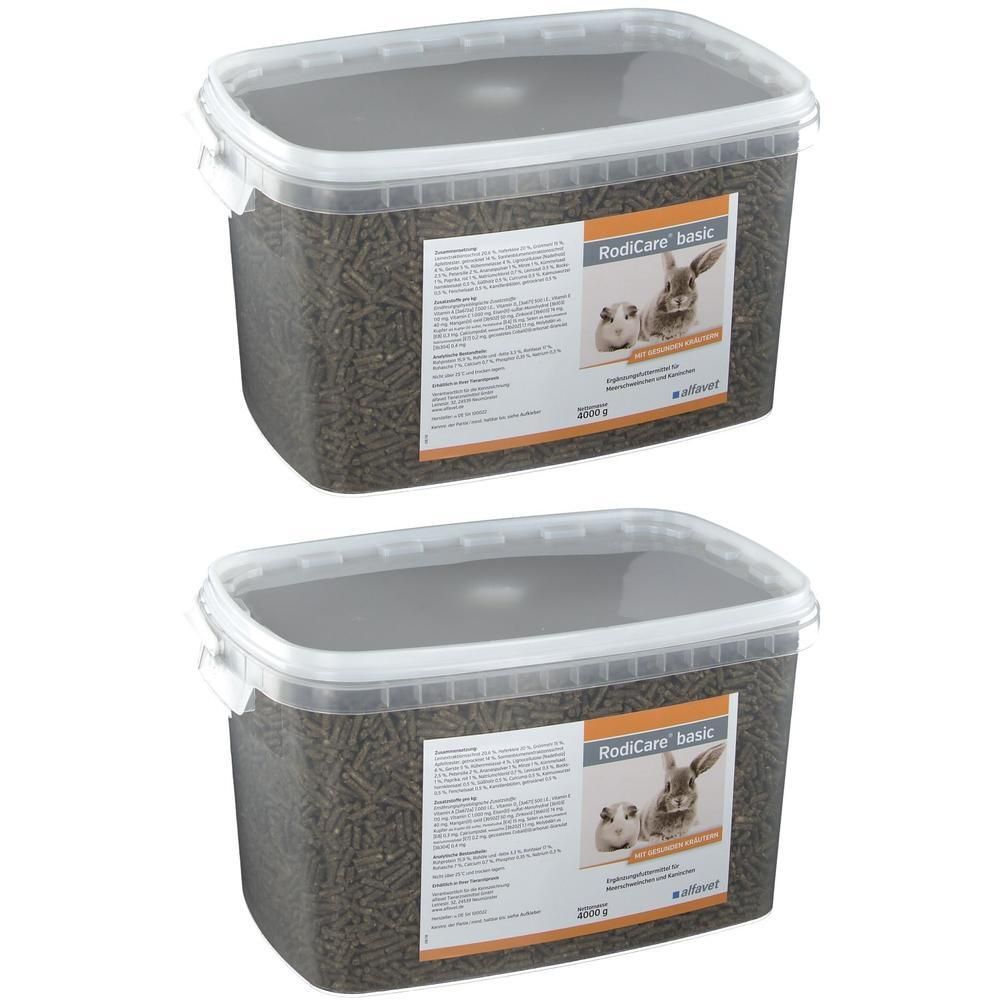 Rodicare Basic Pellets f.Kaninchen/Meerschweinchen 2x 2x4000 g