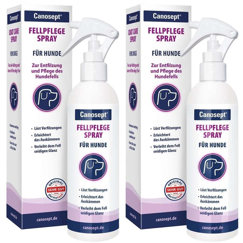 Canosept Fellpflegespray f.Hunde 2x 2x250 ml Spray