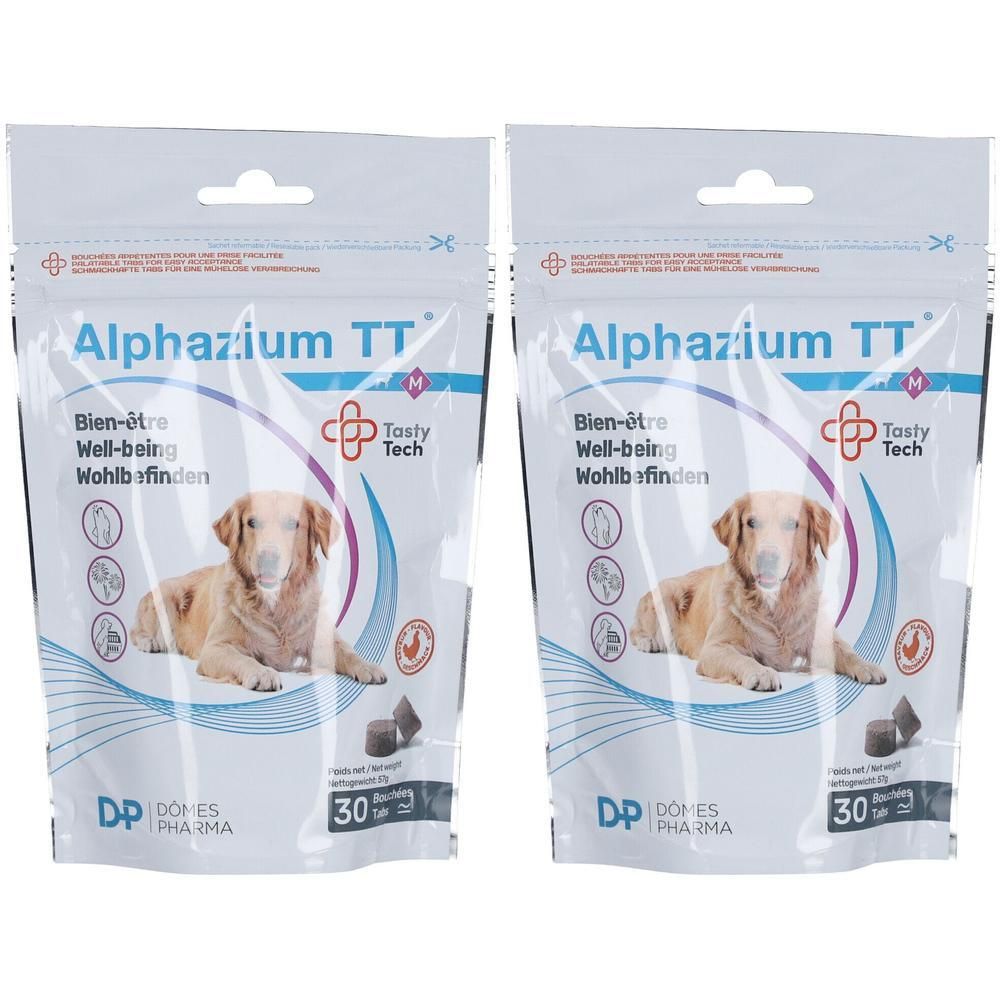 Alphazium TT Erg.Futterm.M f.mittelgr.Hunde/Katzen 2x 2x1x30 St Tabletten