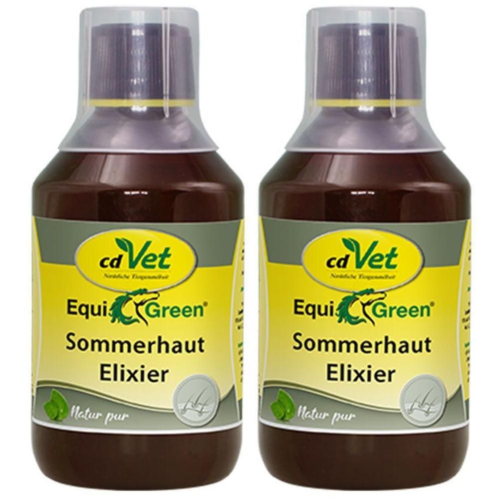 Equigreen Sommerhaut Elixier f.Pferde 2x 2x250 ml Flüssigkeit