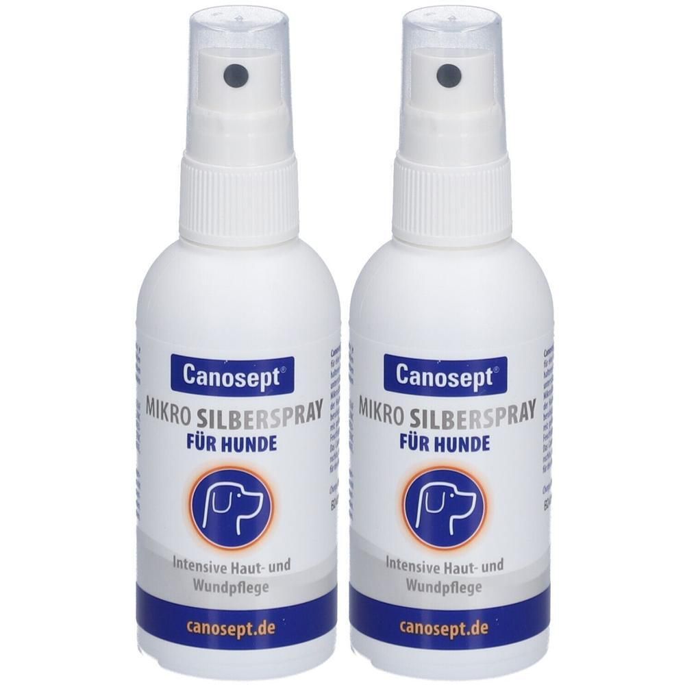 Canosept Mikro Silberspray f.Hunde 2x 2x75 ml Spray