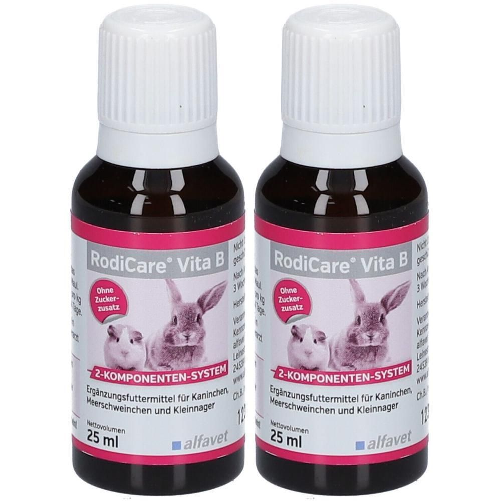 Rodicare Vita B flü.f.Kanin./Kleinnager/Meerschw. 2x 2x25 ml Flüssigkeit