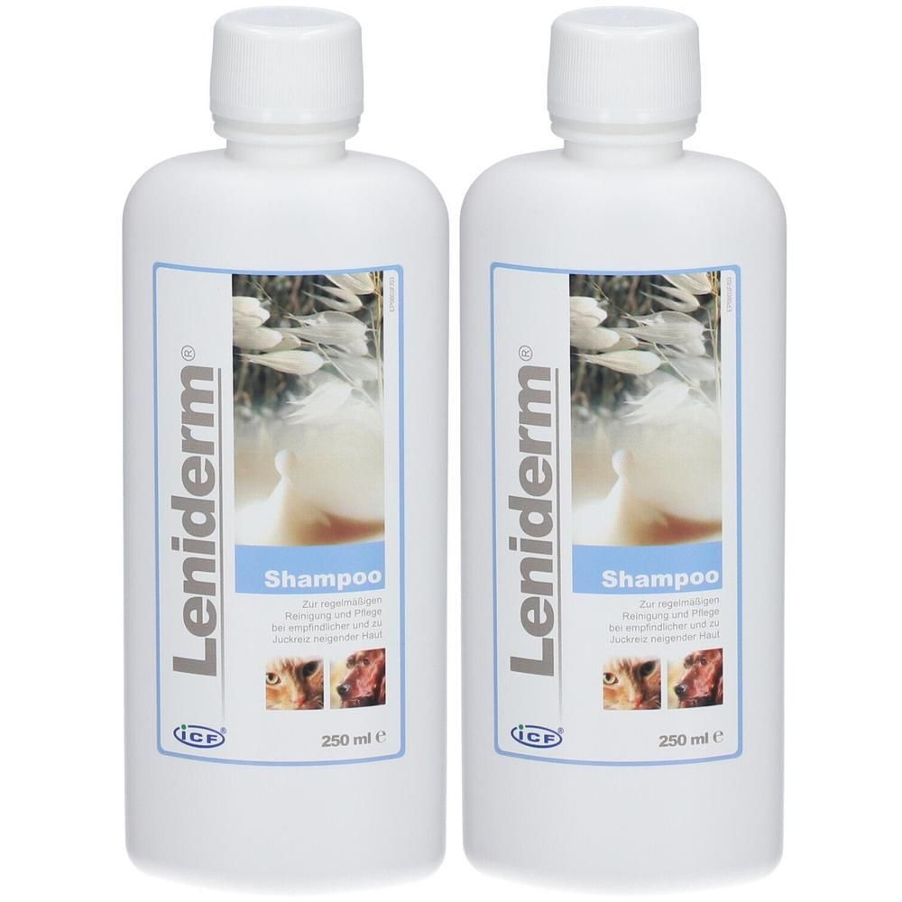 Leniderm Shampoo f.Hunde/Katzen 2x 2x250 ml