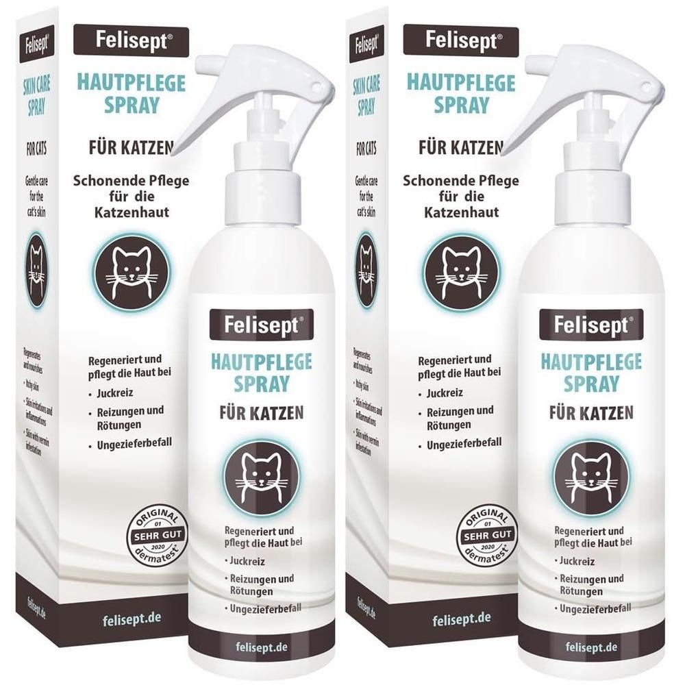 Felisept Hautpflegespray f.Katzen 2x 2x250 ml Spray