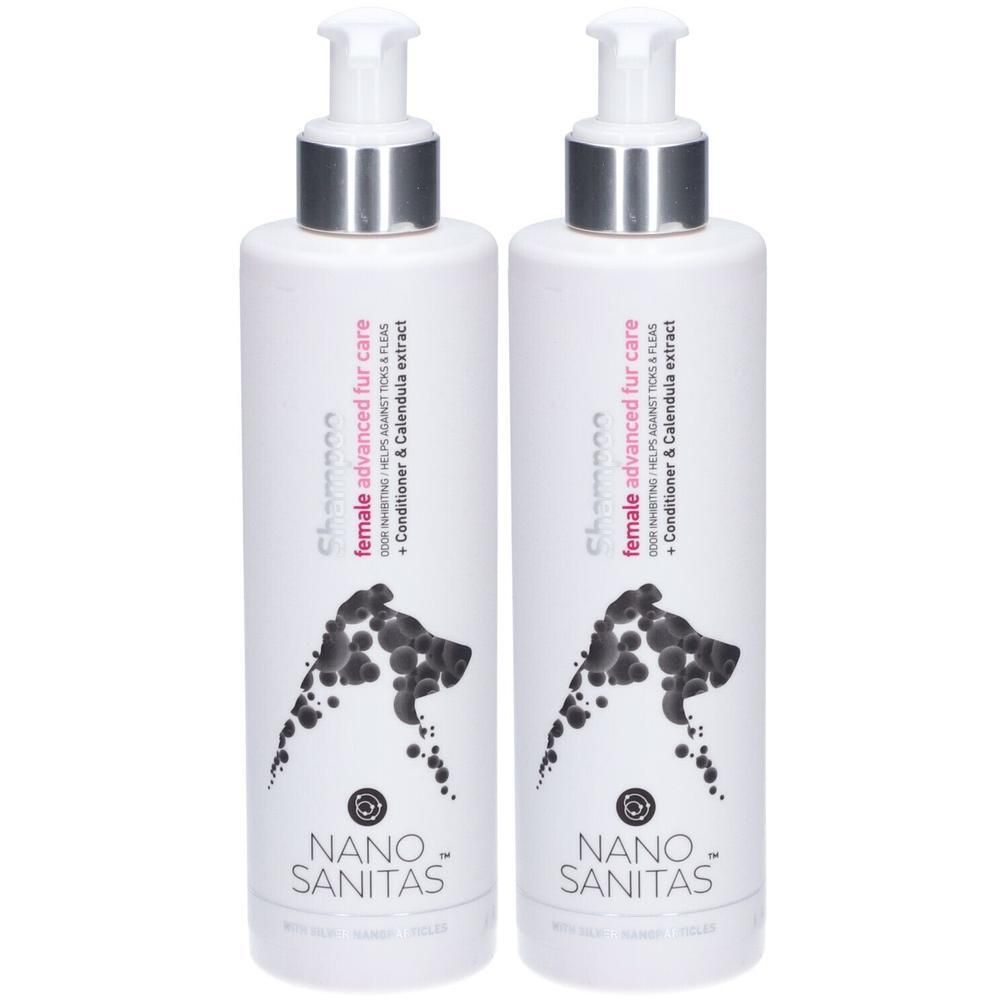Nanosanitas Female Advanced Fur Care Silv.Sham.Dog 2x 2x250 ml Shampoo