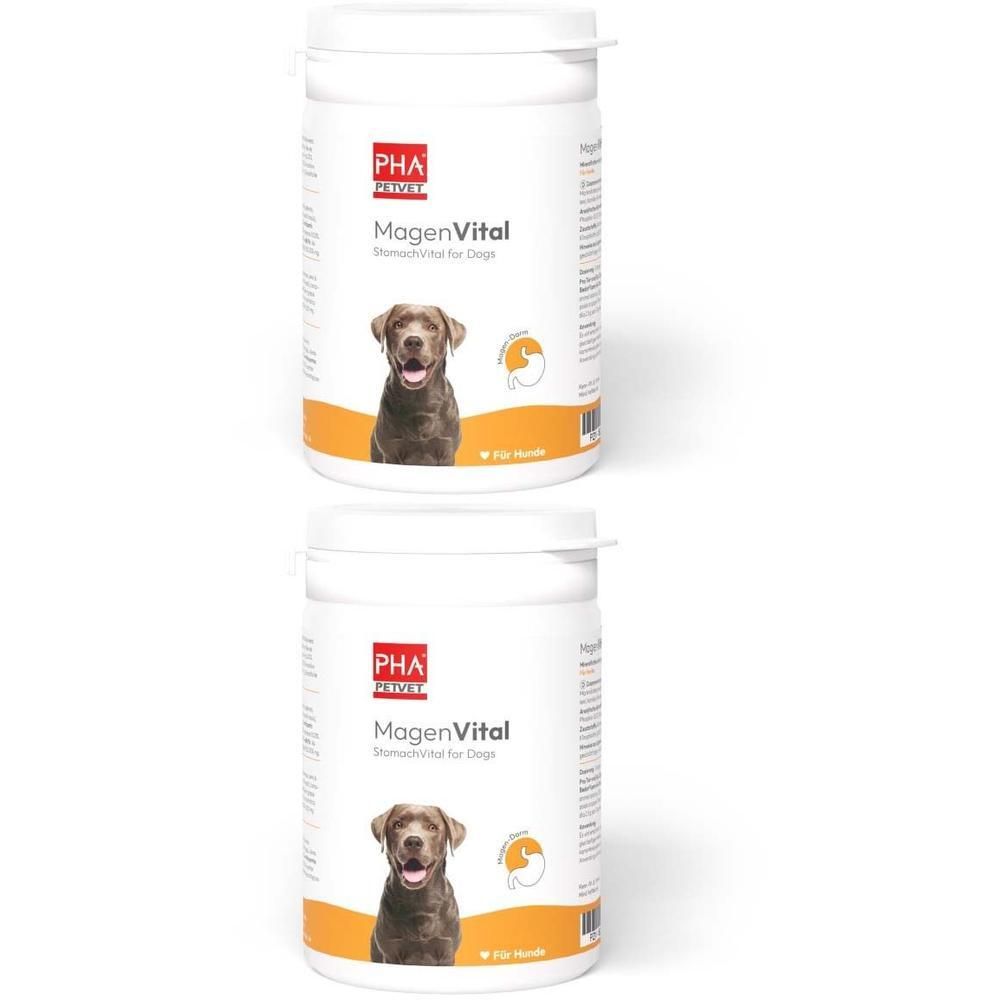 PHA MagenVital Pulver f.Hunde 2x 2x200 g
