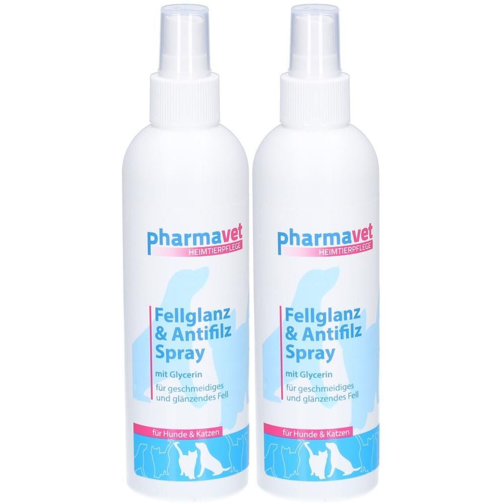 Fellglanz & Antifilz Spray pharmavet 2x 2x250 ml