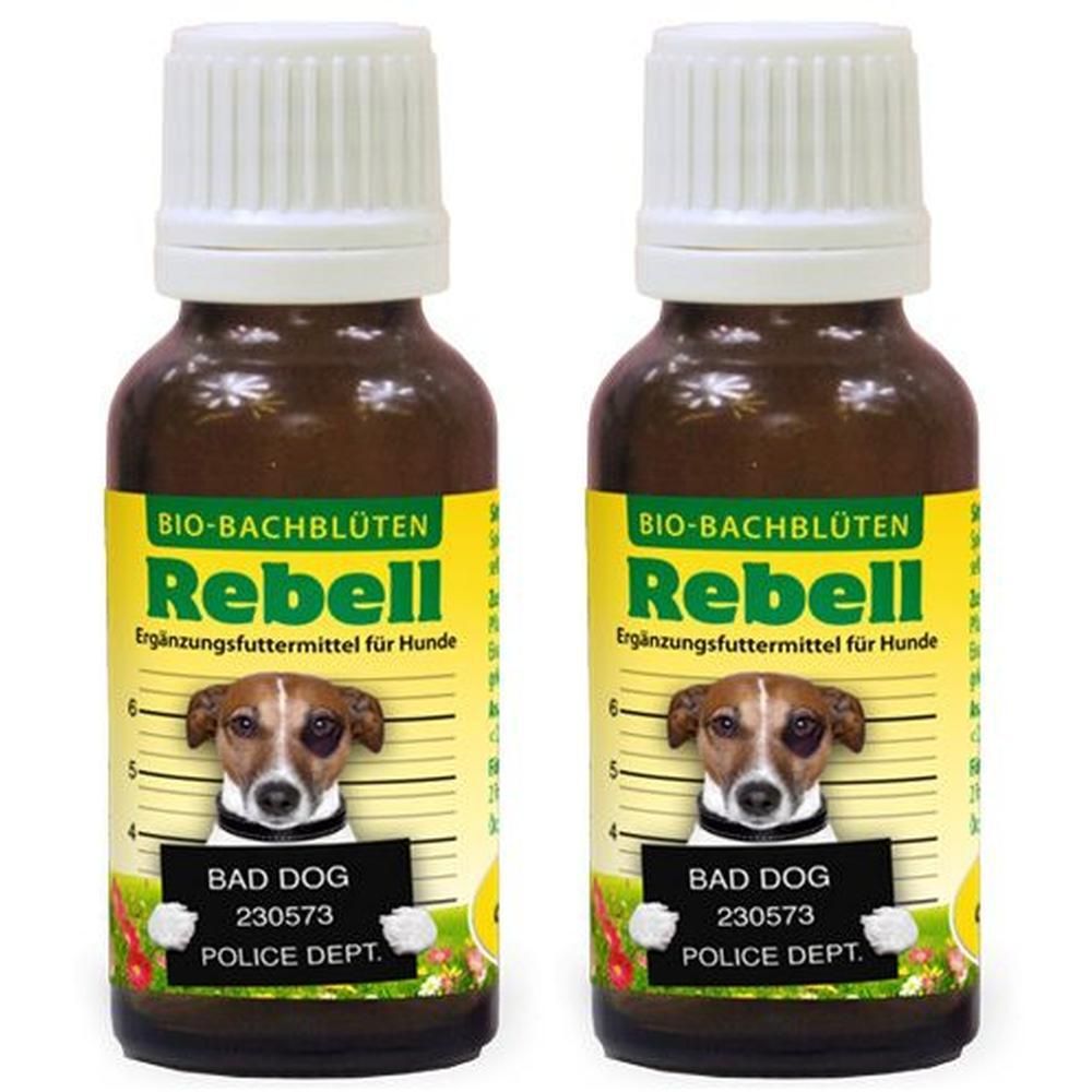 Bachblüten Rebell flüssig f.Hunde 2x 2x20 ml Flüssigkeit