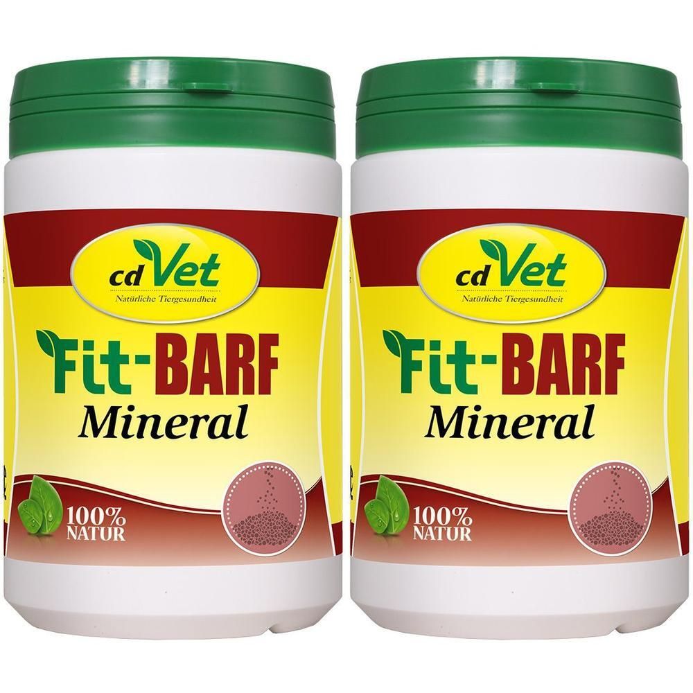 Fit-Barf Mineral Pulver f.Hunde/Katzen 2x 2x1000 g