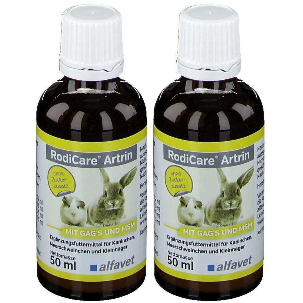 Rodicare Artrin Erg.Futterm.flüssig f.Kleinnager 2x 2x50 ml Liquidum