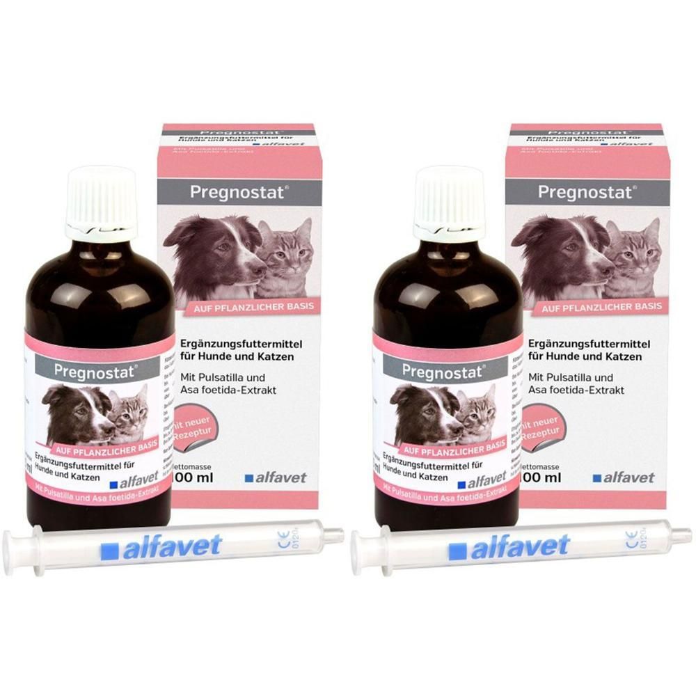 Pregnostat Ergänzungsfutterm.flüss.f.Hunde/Katzen 2x 2x100 ml Flüssigkeit