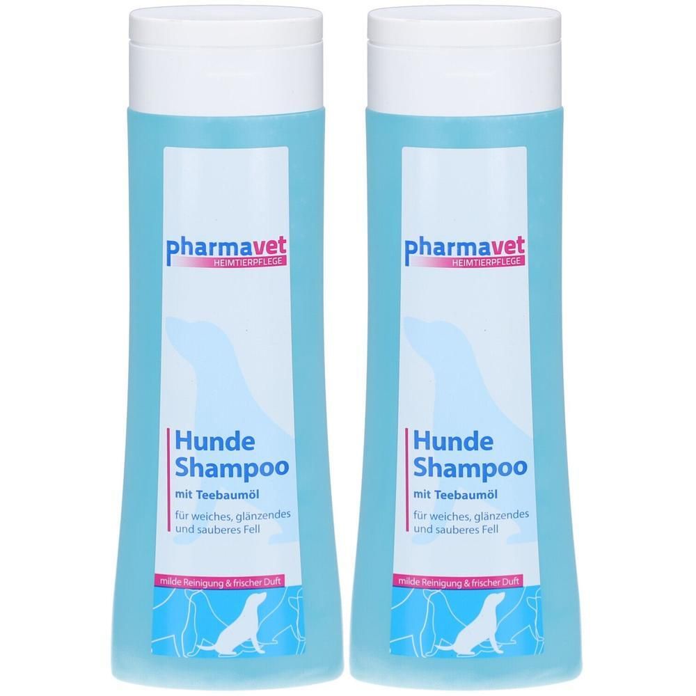 Hunde Shampoo mit Teebaumöl pharmavet vet. 2x 2x300 ml