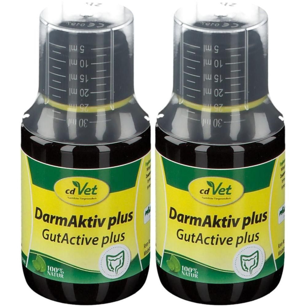 Darmaktiv plus flüssig f.Hunde/Katzen 2x 2x100 ml Flüssigkeit