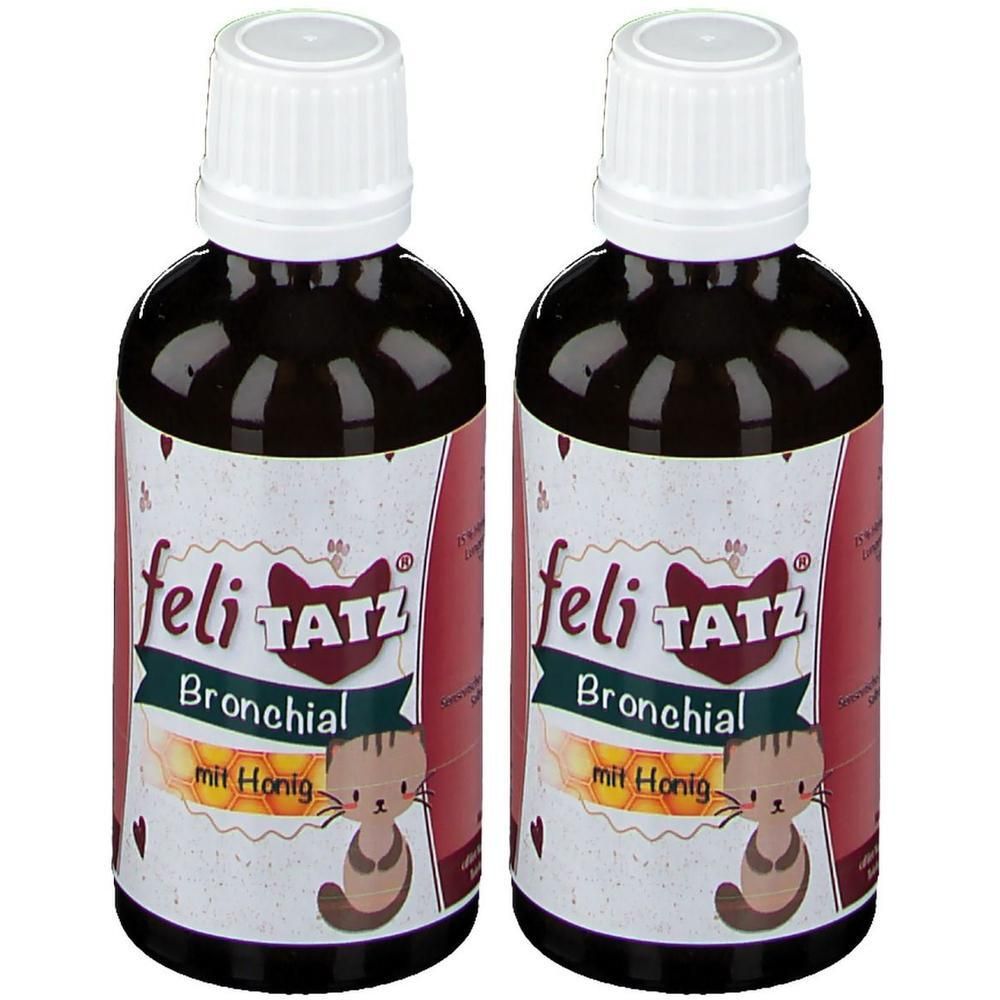 Felitatz Bronchial Erg.Futterm.flüssig f.Katzen 2x 2x50 ml Flüssigkeit