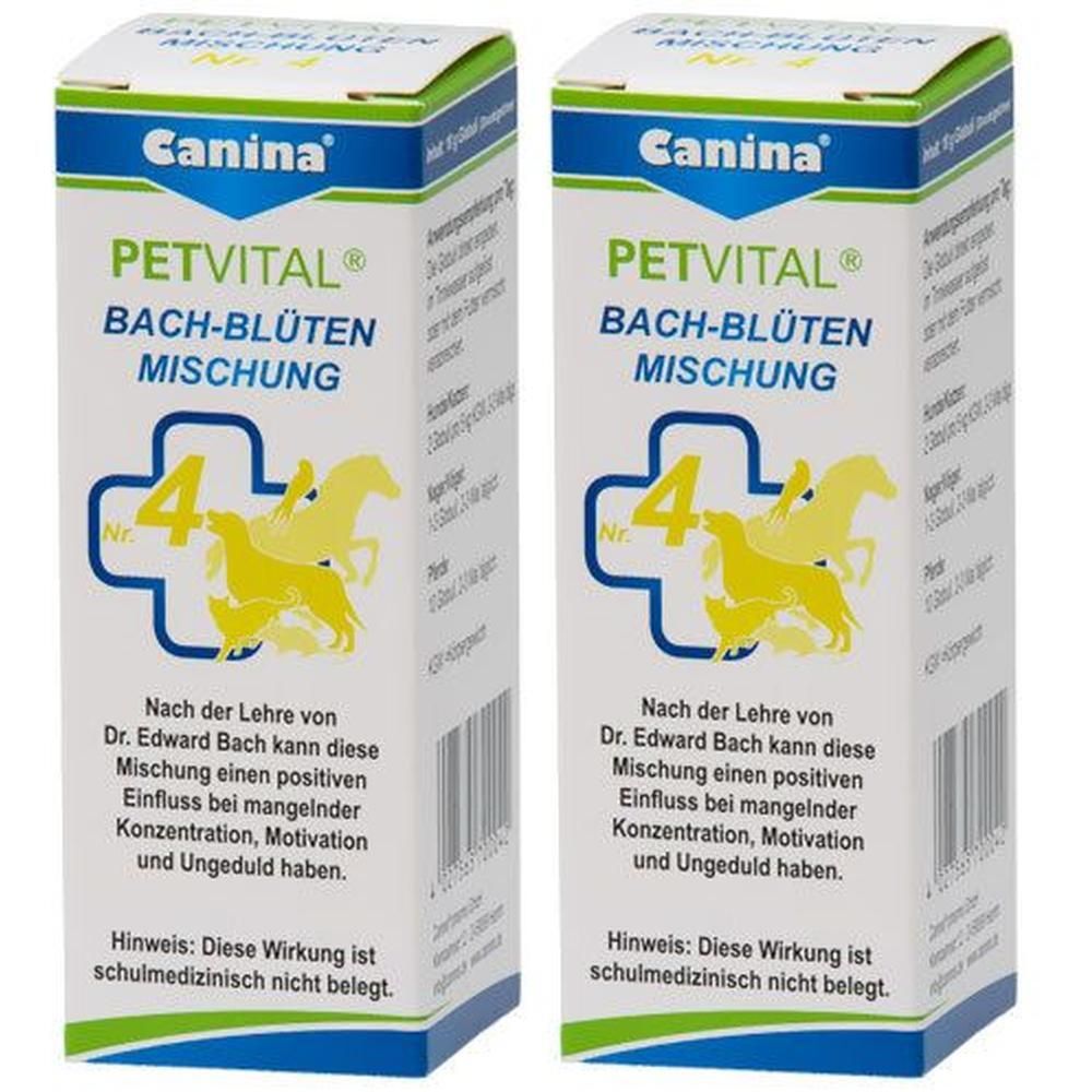 Petvital Bachblüten Nr.4 Globuli vet. 2x 2x10 g