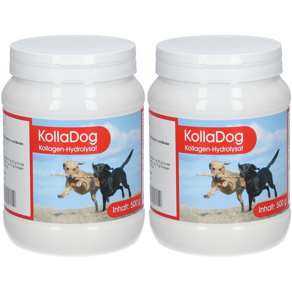 Kollagen Hydrolysat Kolladog Pulver vet. 2x 2x500 g