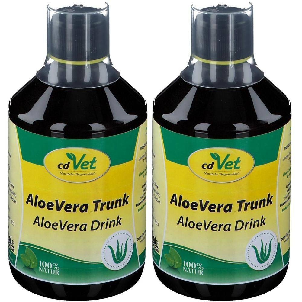 Aloe Vera Trunk vet. 2x 2x500 ml Flüssigkeit
