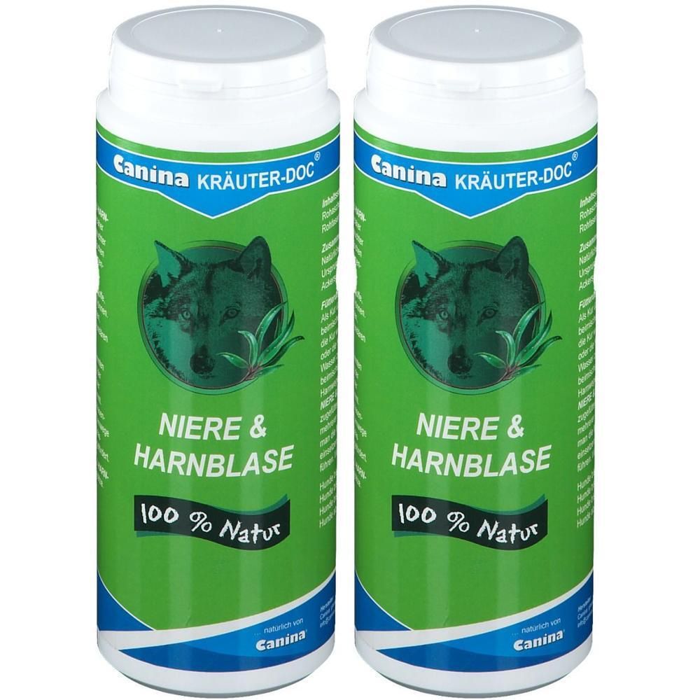Canina Kräuter-Doc Niere & Harnblase Pulver vet. 2x 2x150 g