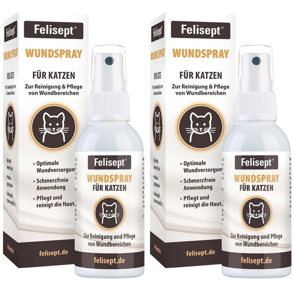 Felisept Wundspray f.Katzen 2x 2x75 ml Spray
