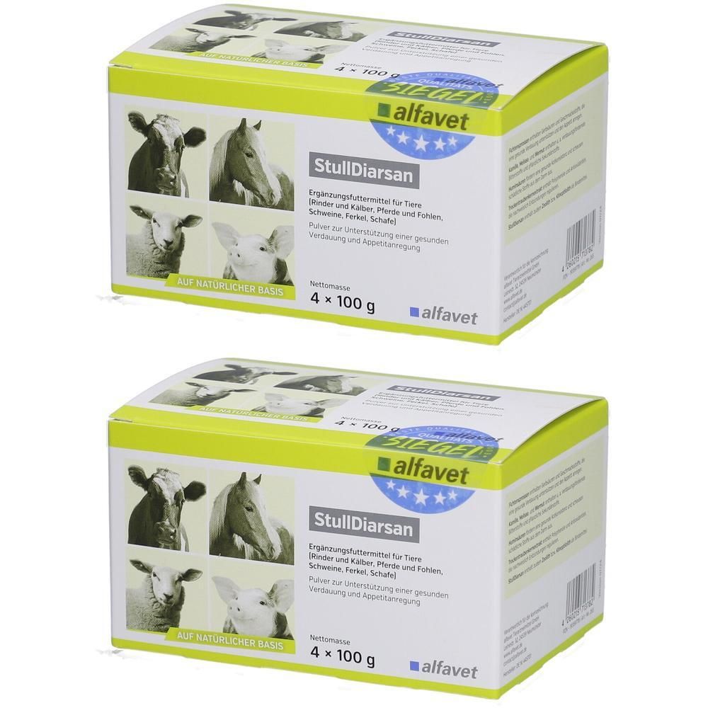 Stulldiarsan Erg.Futterm.Pulver f.Tiere 2x 2x4x100 g Beutel