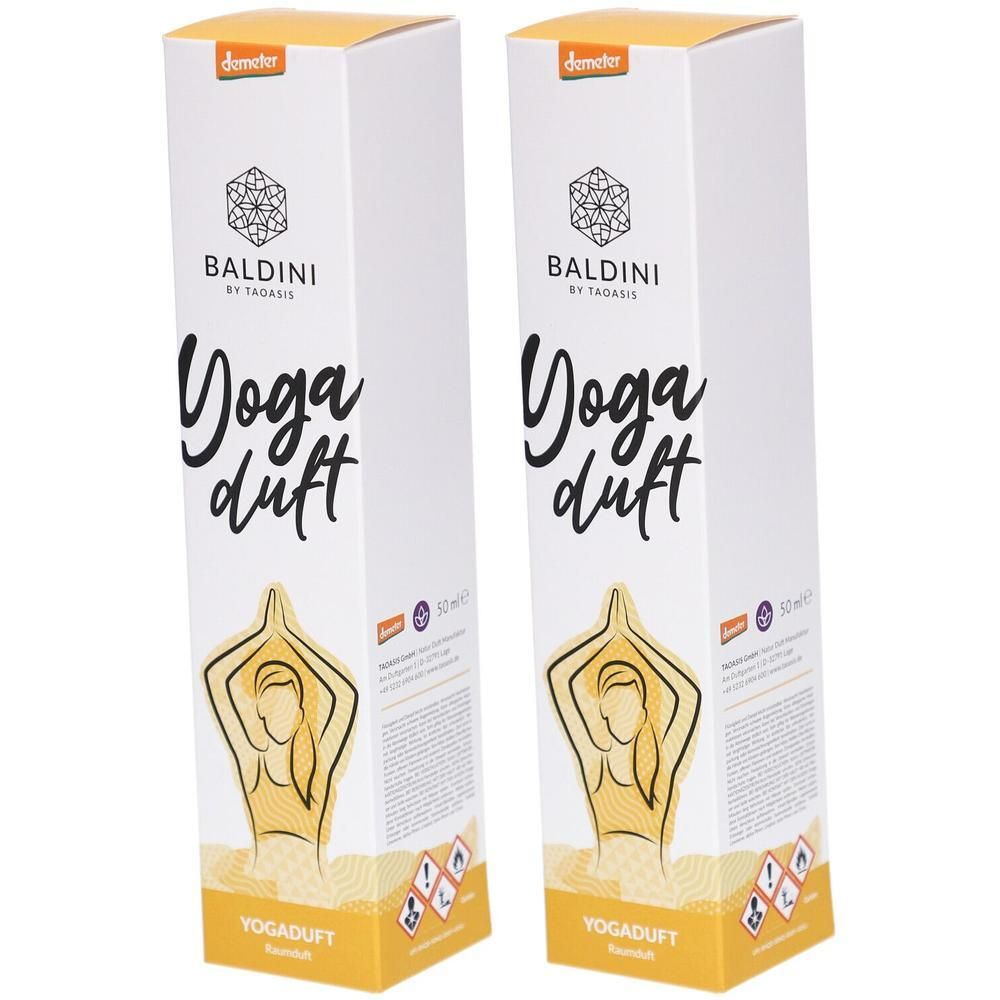 Baldini Raumduftset Yogaduft demeter 2x 2x50 ml