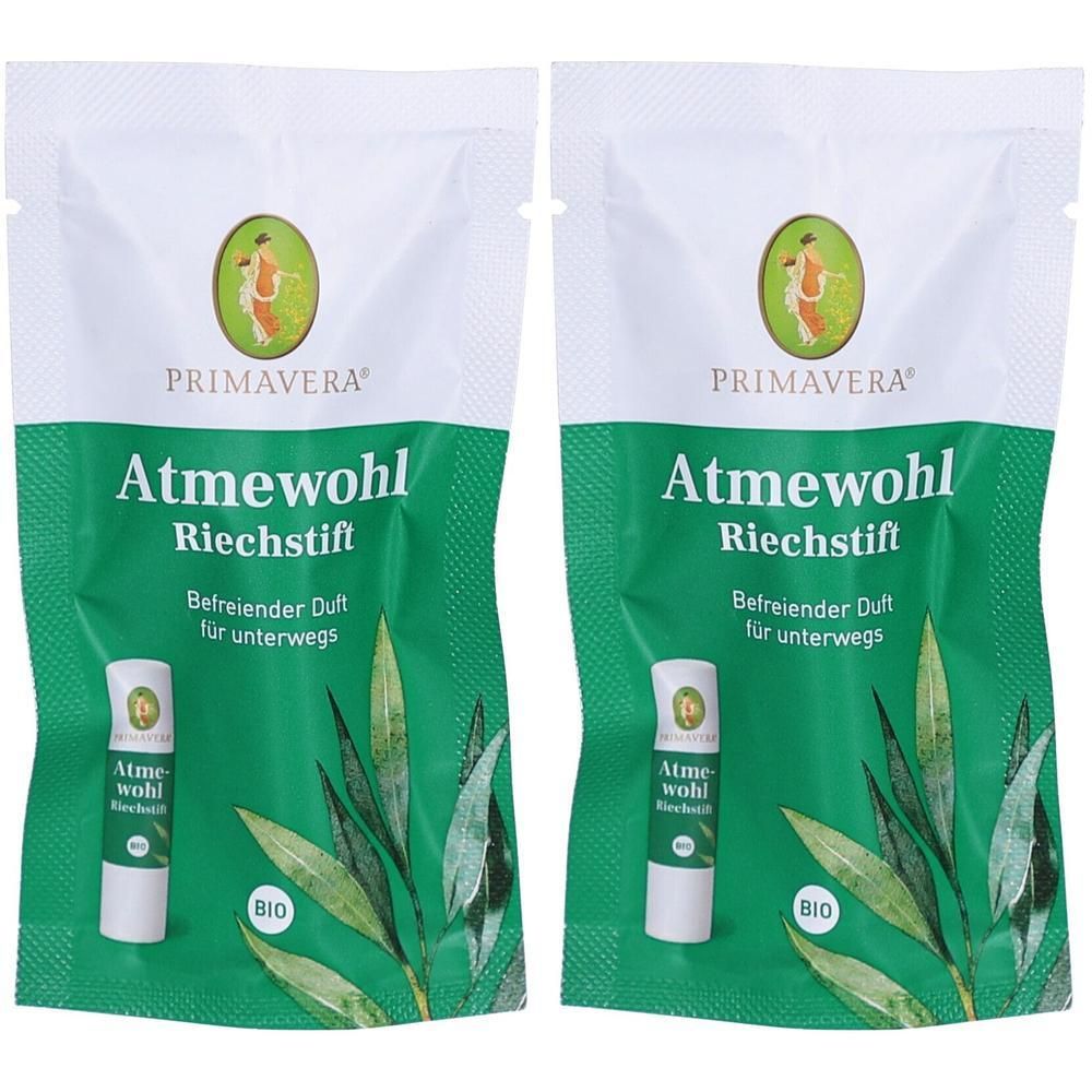 Atmewohl Riechstift Bio 2x 2x0,8 ml Inhalat