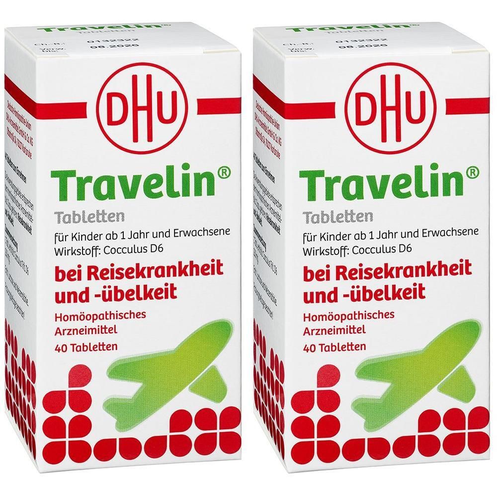 Travelin Tabletten 2x 2x40 St