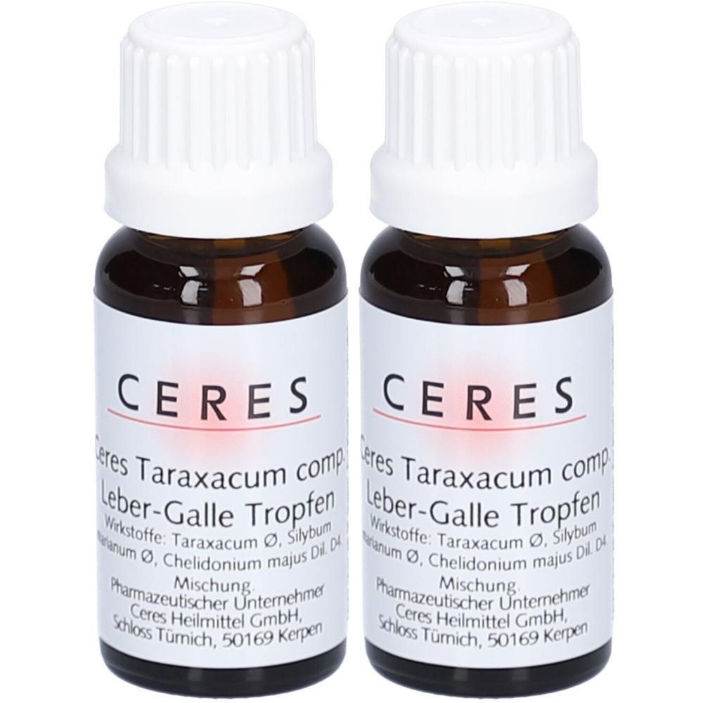 Ceres Taraxacum comp.Leber-Galle Tropfen 2x 2x20 ml