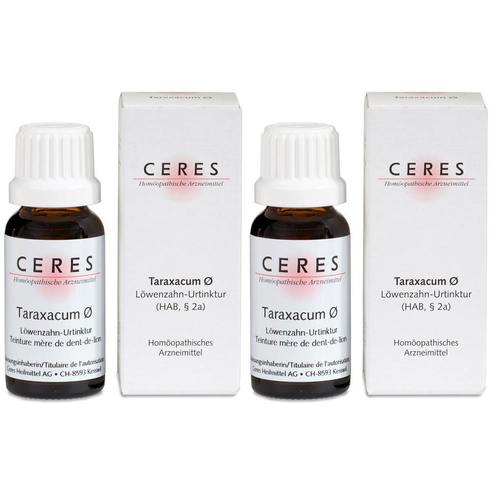 Ceres Taraxacum Urtinktur 2x 2x20 ml Tropfen