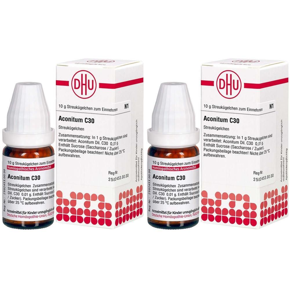 Aconitum C 30 Globuli 2x 2x10 g
