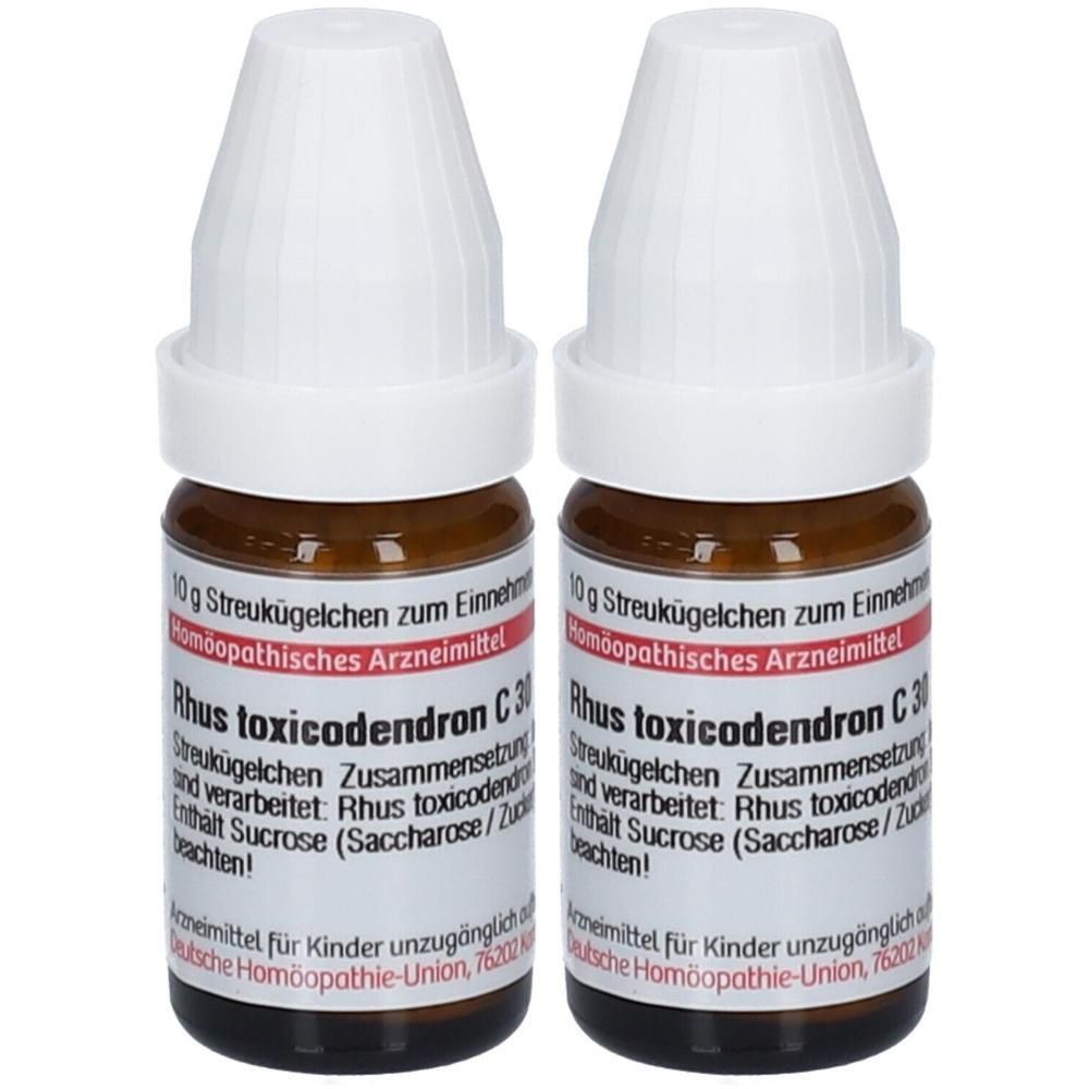 Rhus Toxicodendron C 30 Globuli 2x 2x10 g