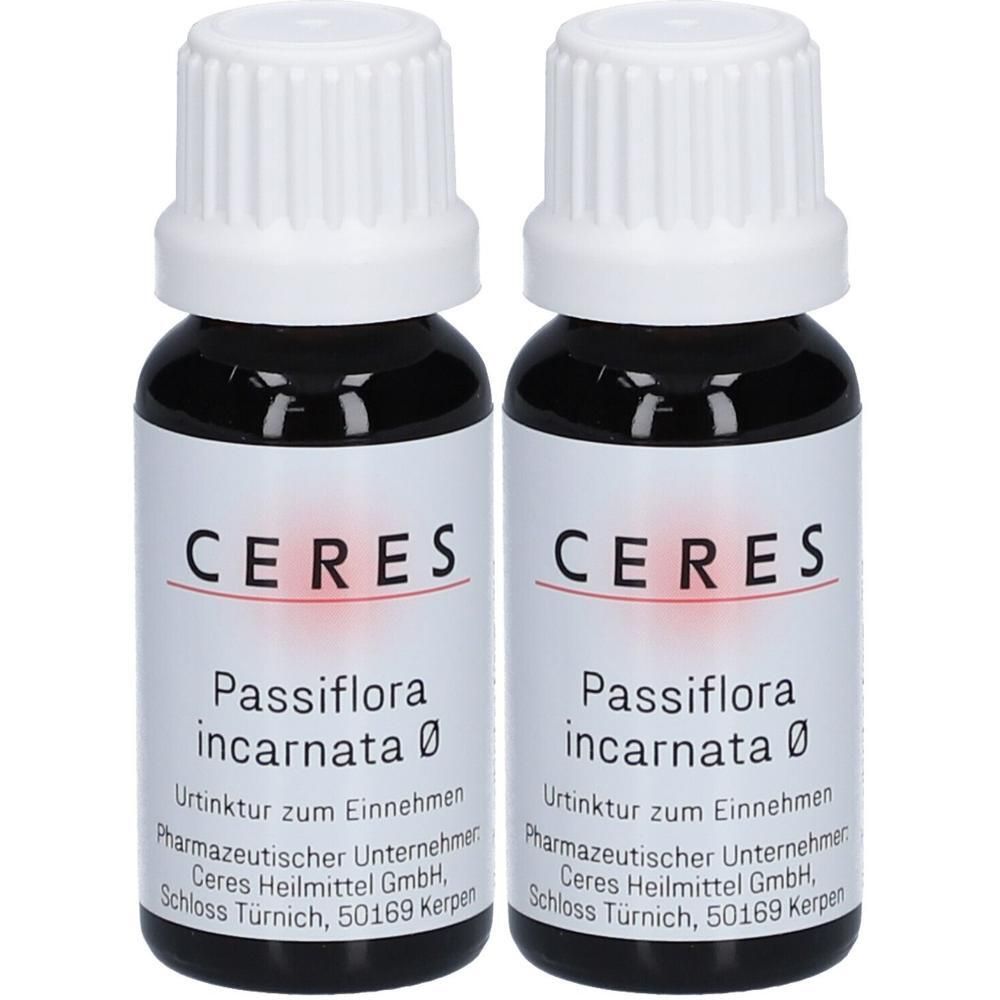 Ceres Passiflora incarnata Urtinktur 2x 2x20 ml Tropfen