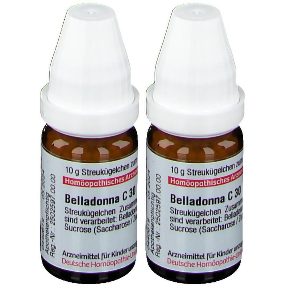 Belladonna C 30 Globuli 2x 2x10 g