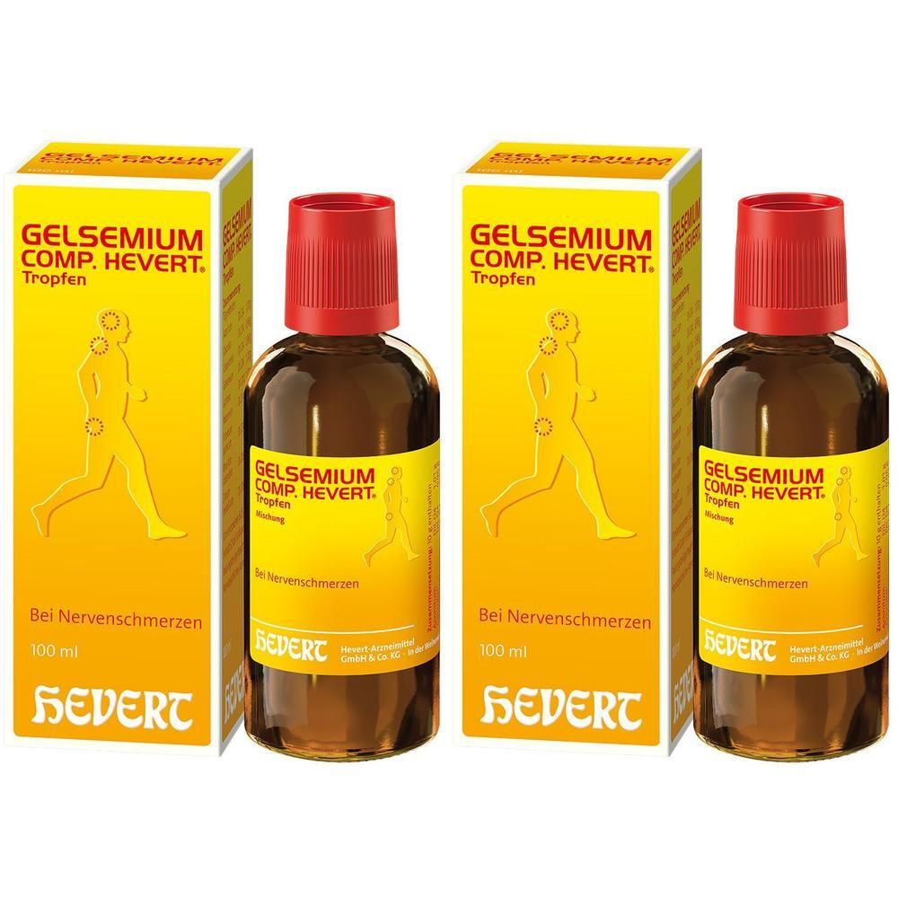 Gelsemium COMP.Hevert Tropfen 2x 2x100 ml