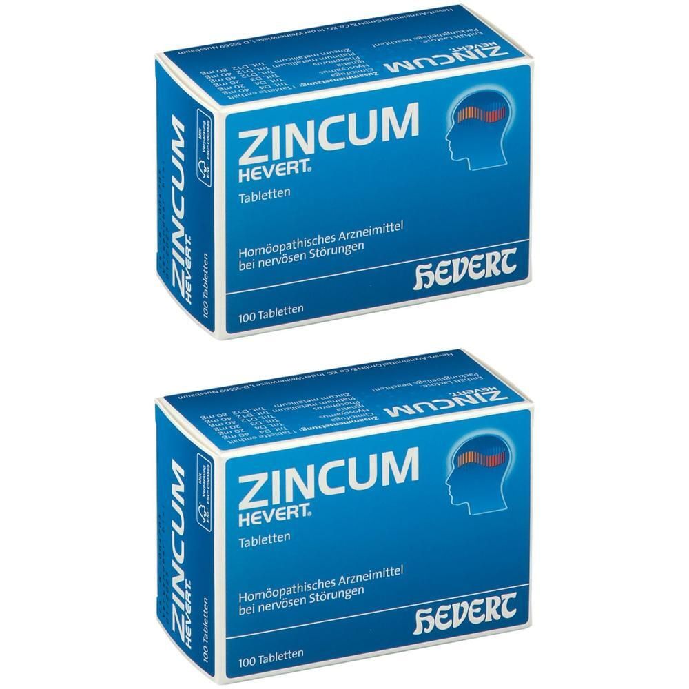 Zincum Hevert Tabletten 2x 2x100 St