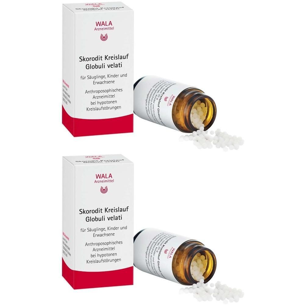 Skorodit Kreislauf Globuli velati 2x 2x20 g