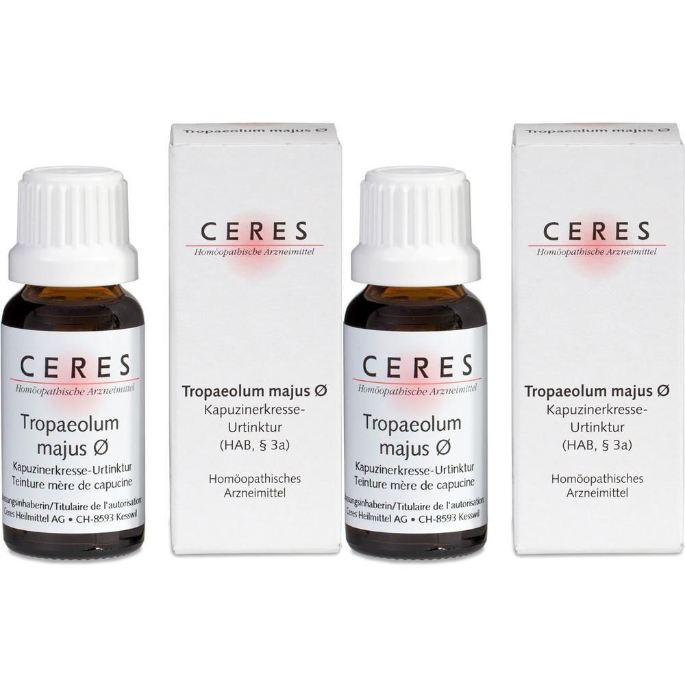 Ceres Tropaeolum majus Urtinktur 2x 2x20 ml Tropfen