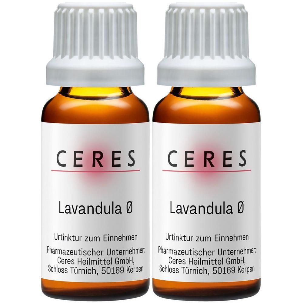 Ceres Lavandula Urtinktur 2x 2x20 ml Tropfen