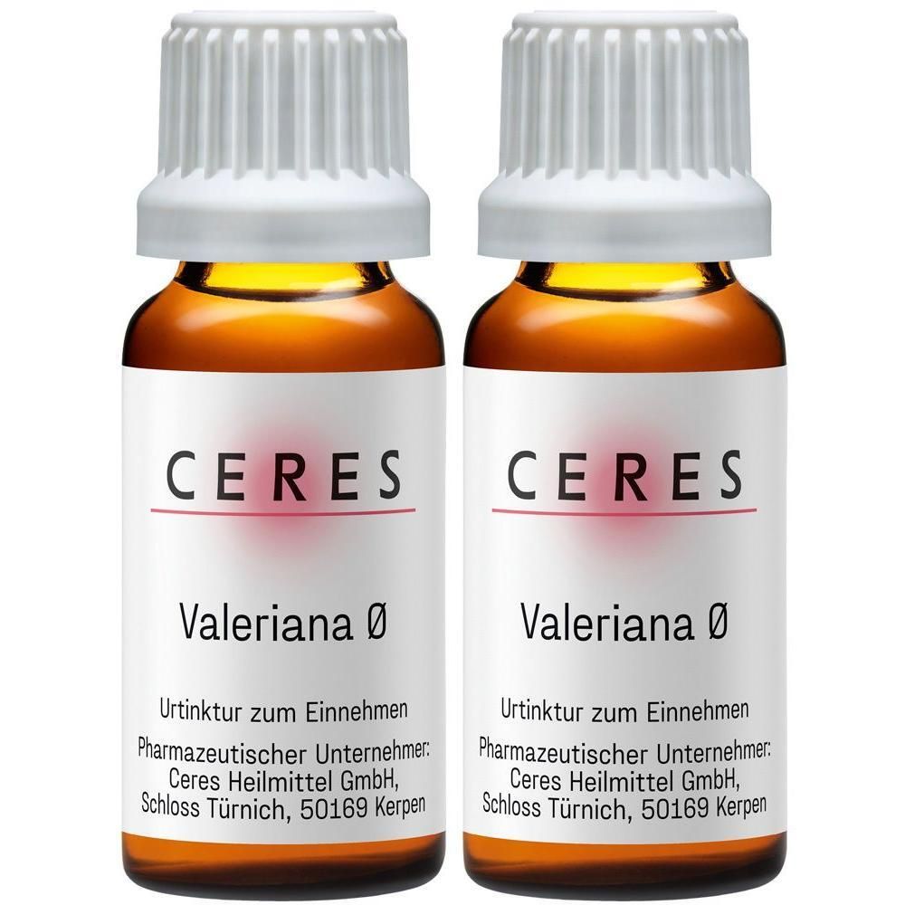 Ceres Valeriana Urtinktur 2x 2x20 ml Tropfen