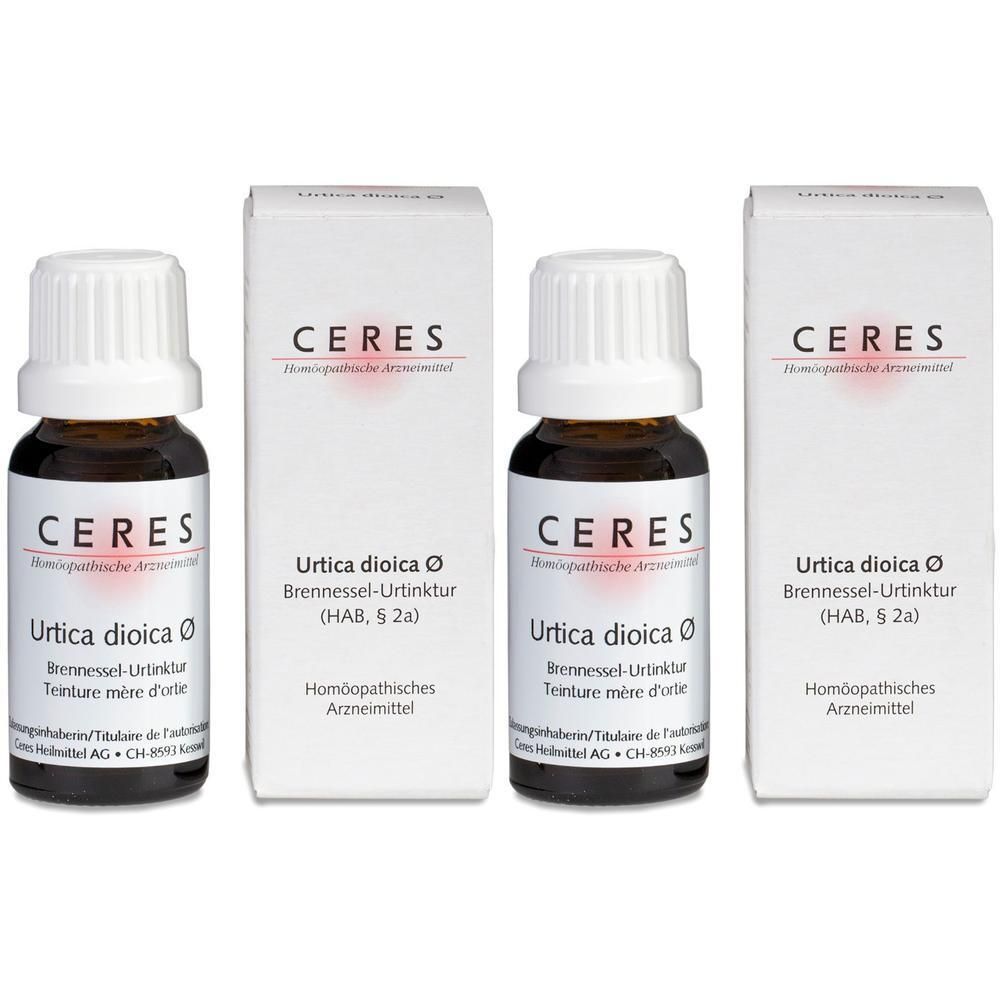 Ceres Urtica dioica Urtinktur 2x 2x20 ml Tropfen