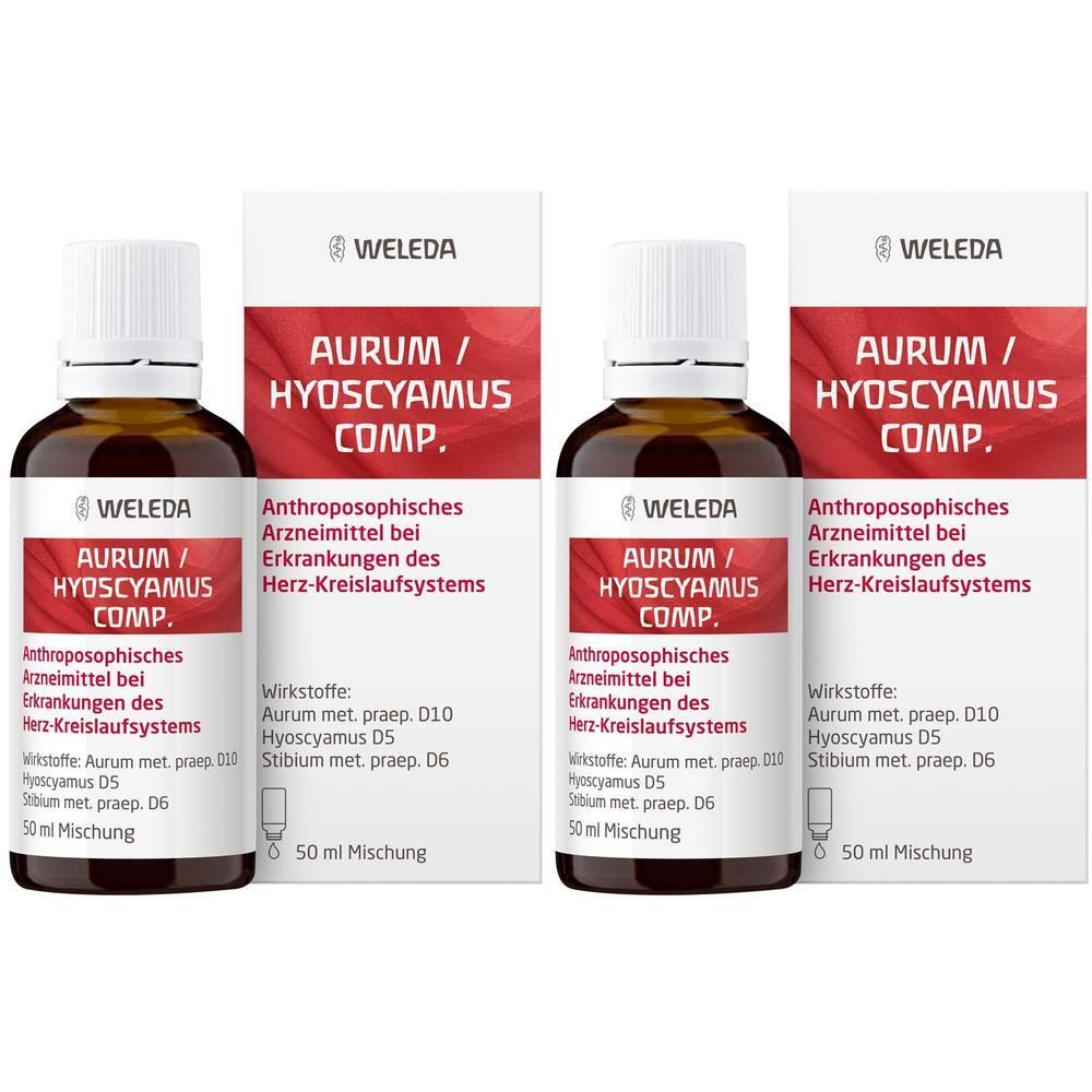 Aurum/Hyoscyamus comp.Mischung 2x 2x50 ml Mischung